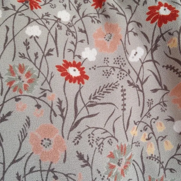 Vintage Skirt Set • Tan Floral • by Evan Picone / Size 6 Petite - Picture 9 of 11